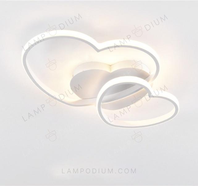 Ceiling light LAMPADA CUORE Ø 50 CM