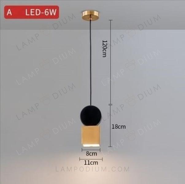 Pendant light ZABI A