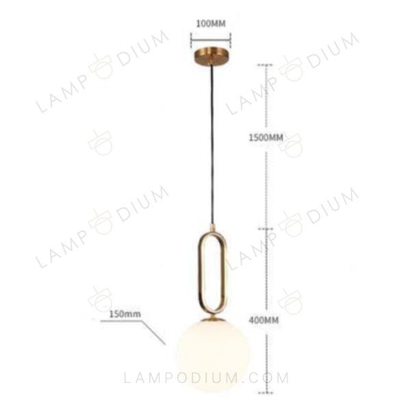 Pendant light VIVACELEVA