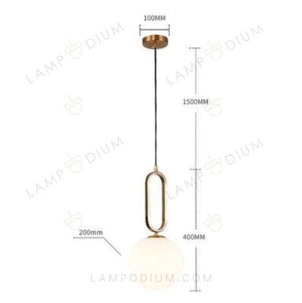 Pendant light VIVACELEVA