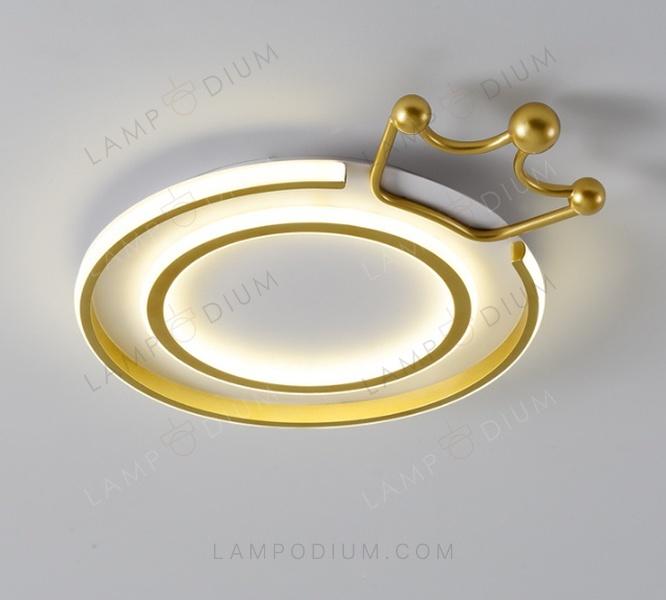 Ceiling light CROWNED RING