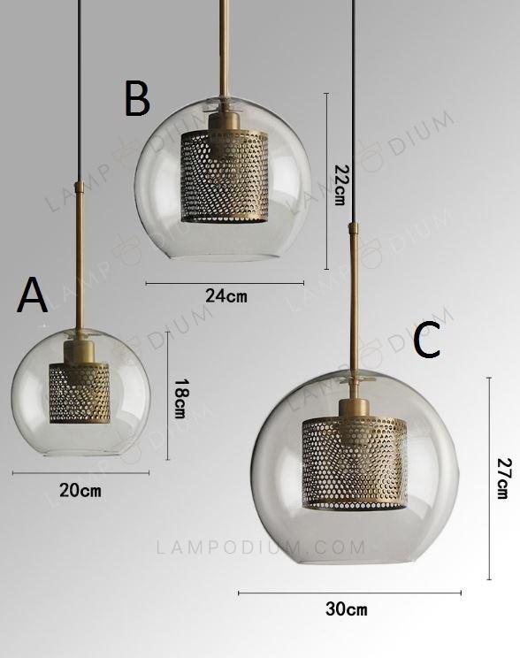 Pendant light CACCIA ARPA