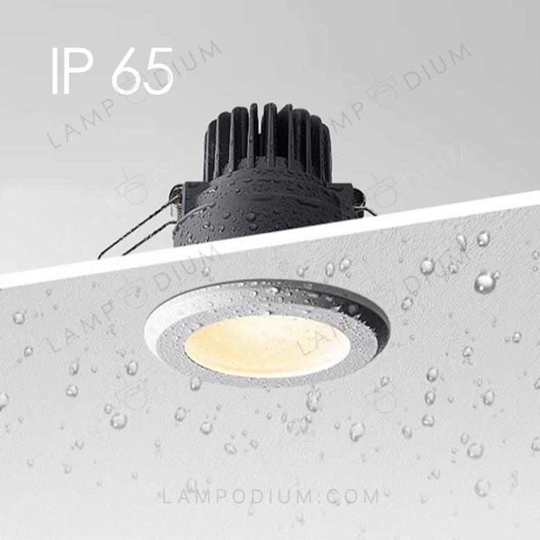 Ceiling light LAMPODIO T235 ACQUA