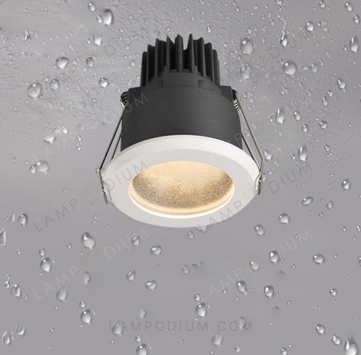 Ceiling light LAMPODIO T235 ACQUA