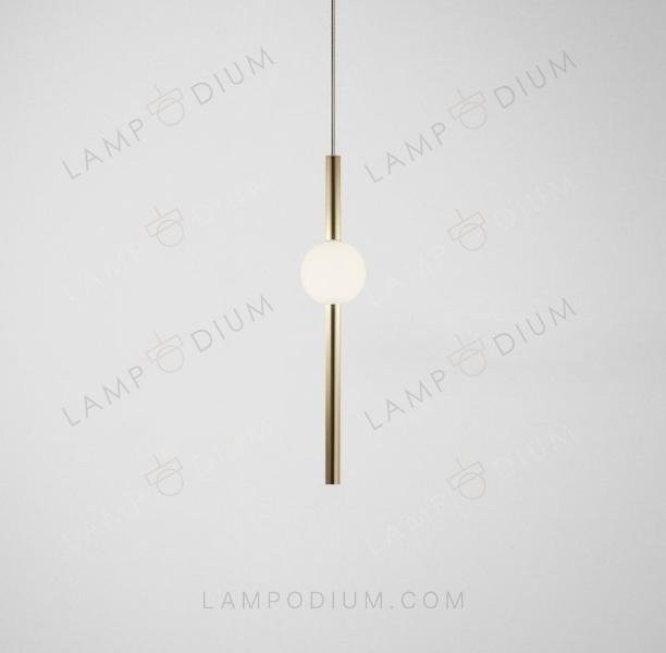 Pendant light PALLA LUMINOSA METALLICA