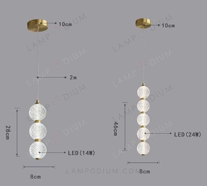 Pendant light CATENA 45 CM