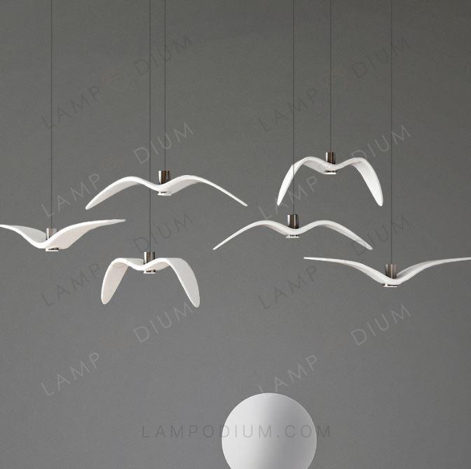 Pendant light UCCELLI A