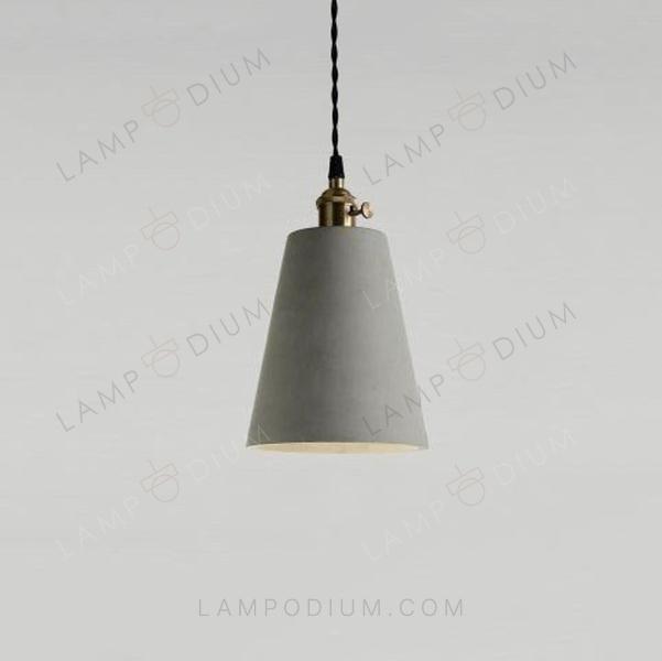 Pendant light GRIGIO GEOMETRICO