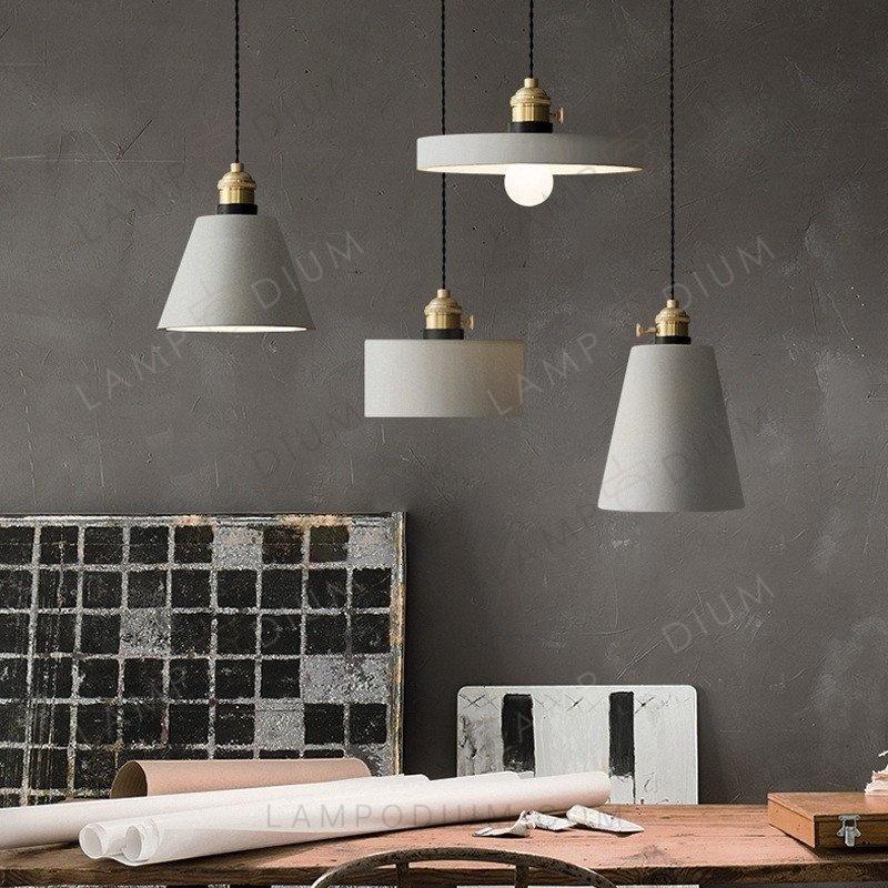 Pendant light GRIGIO GEOMETRICO