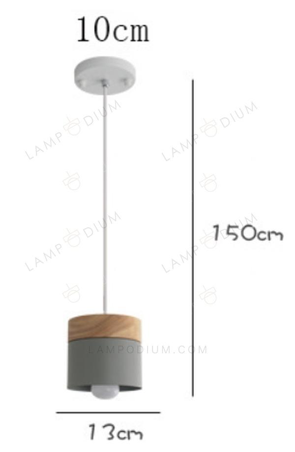 Pendant light QUBE