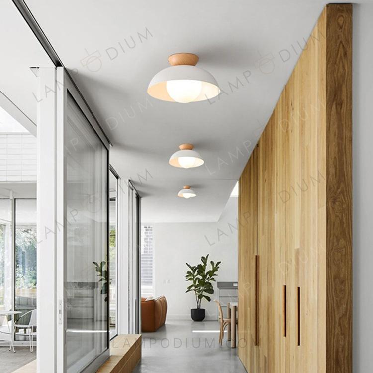 Ceiling light WOODY B