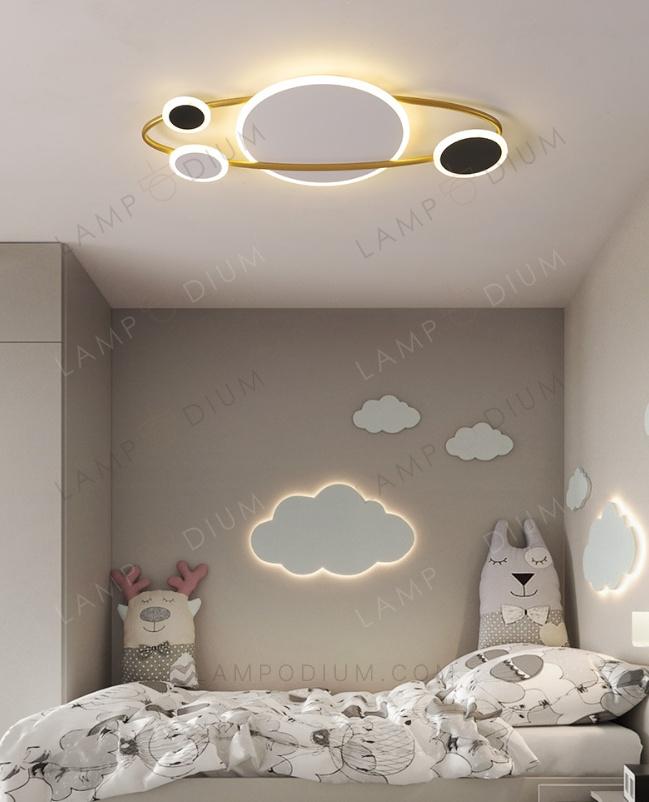 Ceiling light CUORE DEL SISTEMA SOLARE