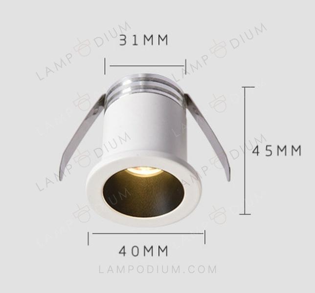 Ceiling light TRENTAQUATTRO