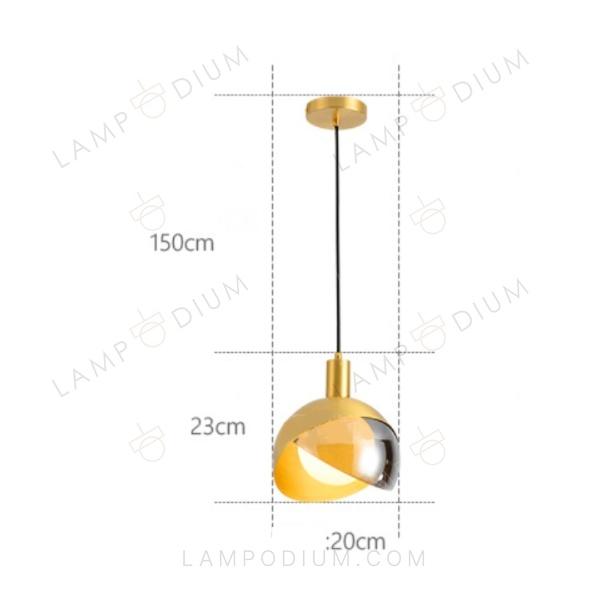 Pendant light LUNARELLO