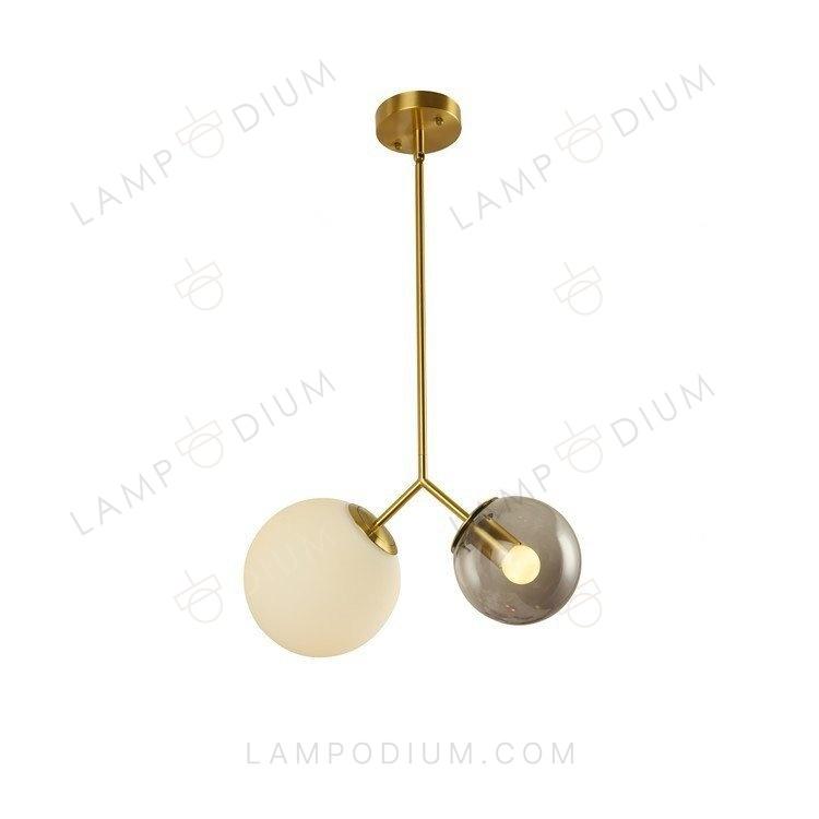 Pendant light DOPPIO ORBITE