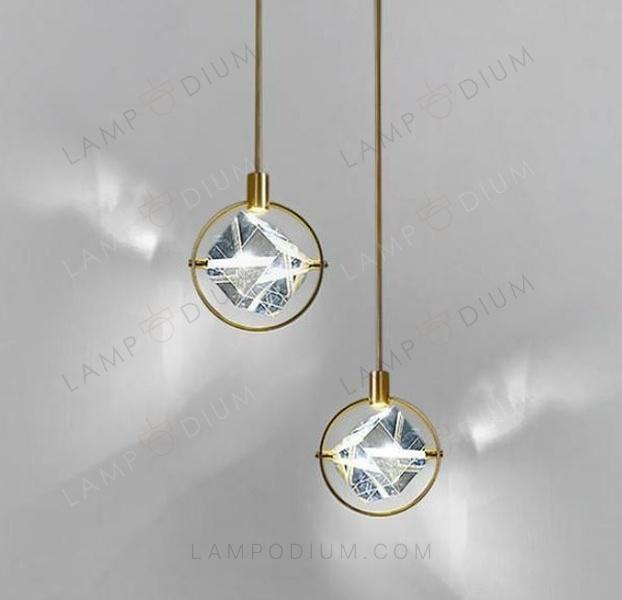 Pendant light CUBO CRISTALLO