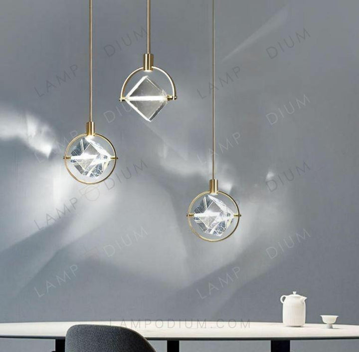 Pendant light CUBO CRISTALLO