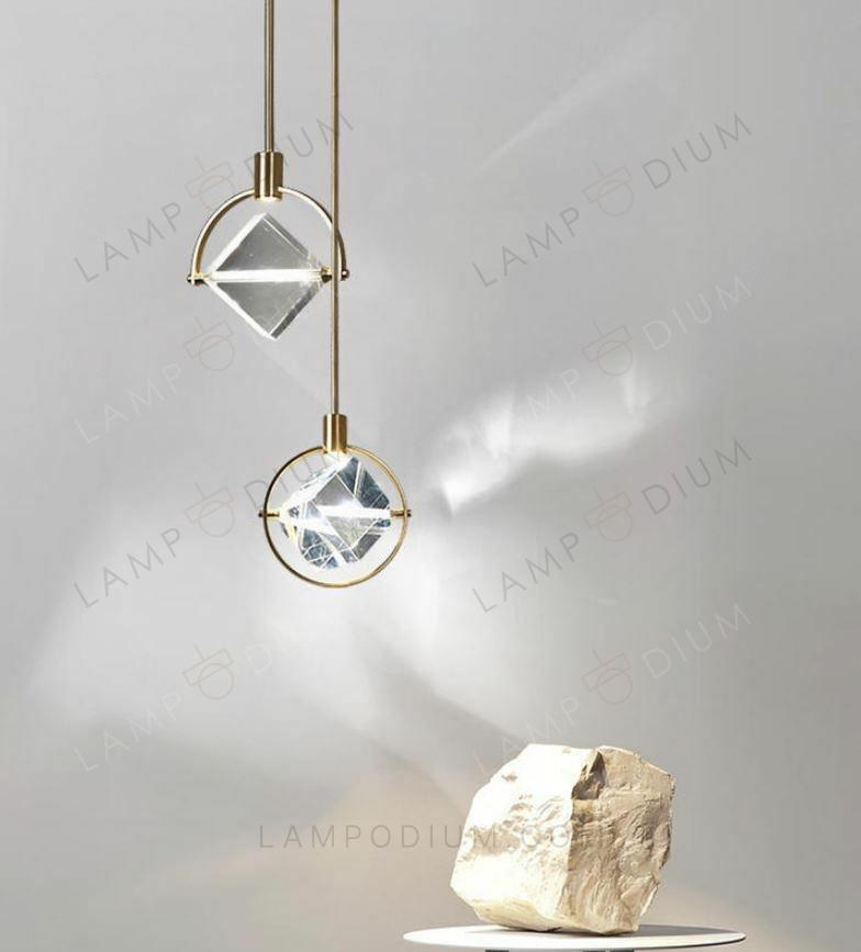 Pendant light CUBO CRISTALLO