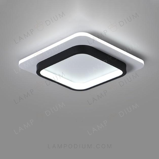 Ceiling light NEON FORME QUADRO