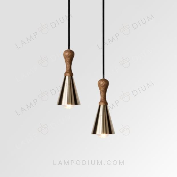 Pendant light CORNICE METALLICA