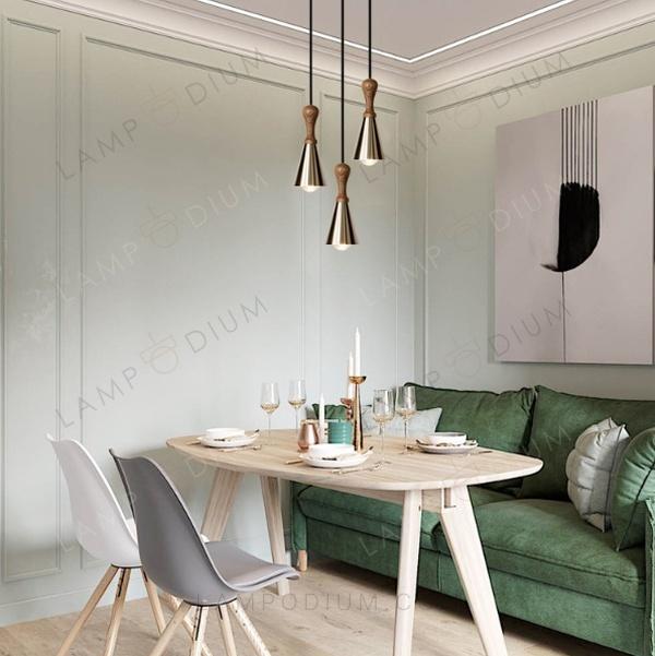 Pendant light CORNICE METALLICA