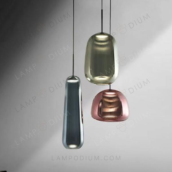 Pendant light CRISTALLI CANDITI LAMPADA A