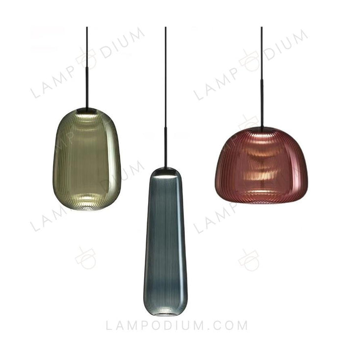 Pendant light CRISTALLI CANDITI LAMPADA A