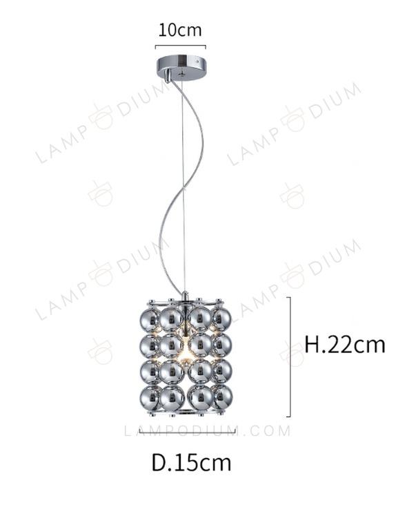 Pendant light BOLLE D'ARGENTO B