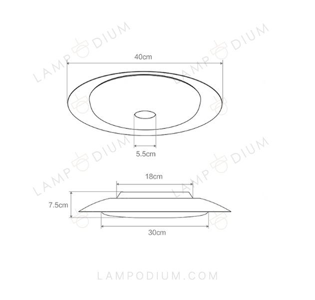 Ceiling light AISILAN DANTE