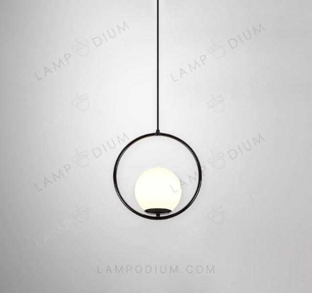 Pendant light SOLLI NERO