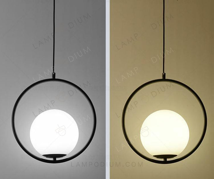 Pendant light SOLLI NERO