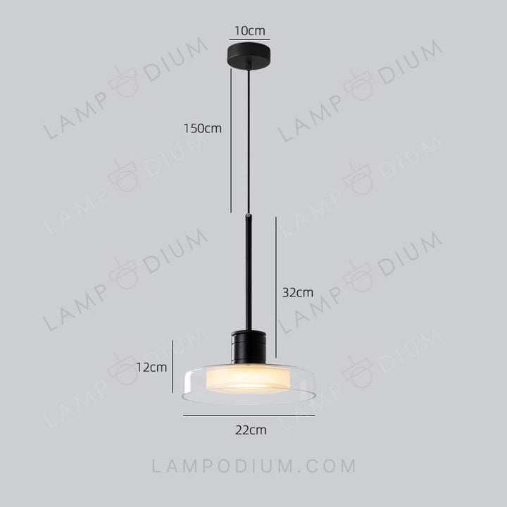 Pendant light KREPTA