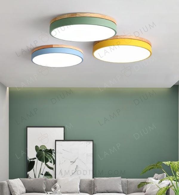 Ceiling light CIRCO DI LEGNO