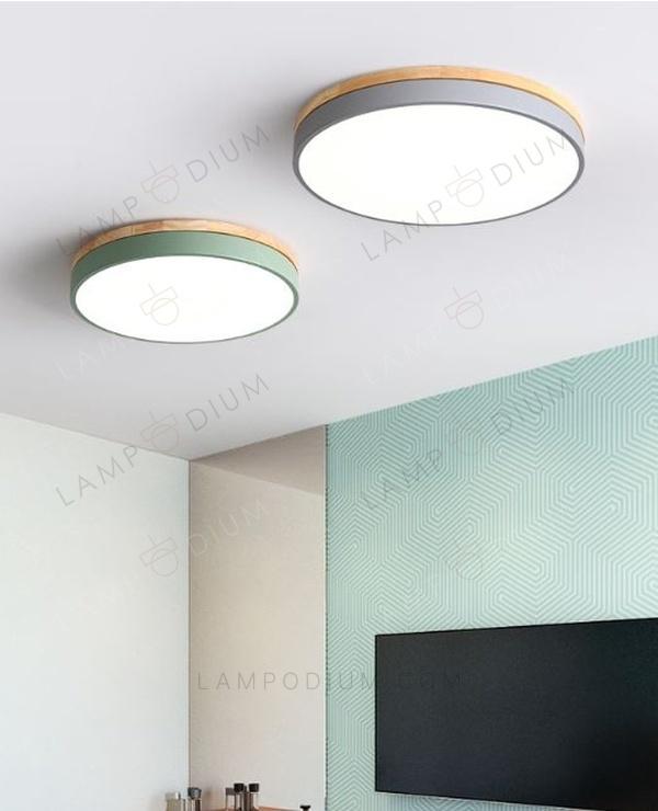 Ceiling light CIRCO DI LEGNO