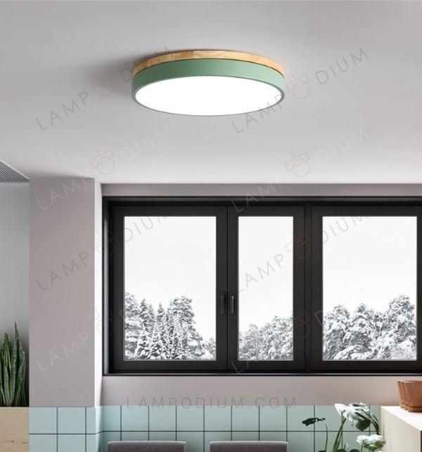 Ceiling light CIRCO DI LEGNO