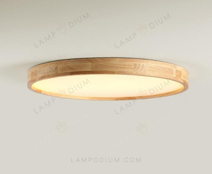 Ceiling light LAMPADARIO ROTONDO WOOD 30 CM