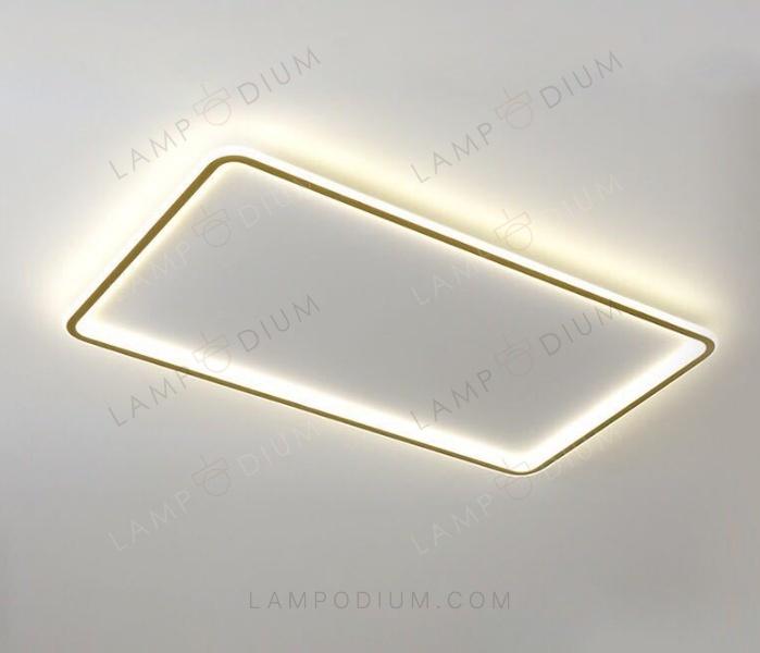 Ceiling light GOLDY RECTANGOLARE