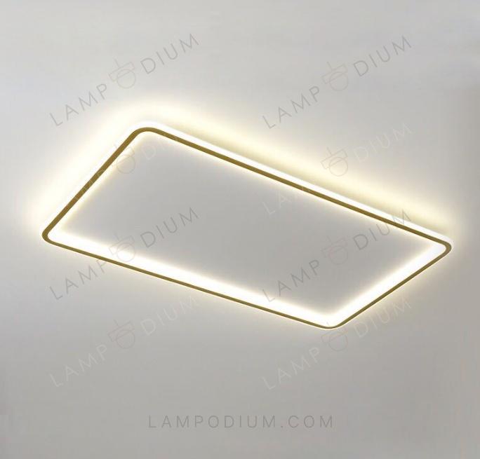 Ceiling light GOLDY RECTANGOLARE