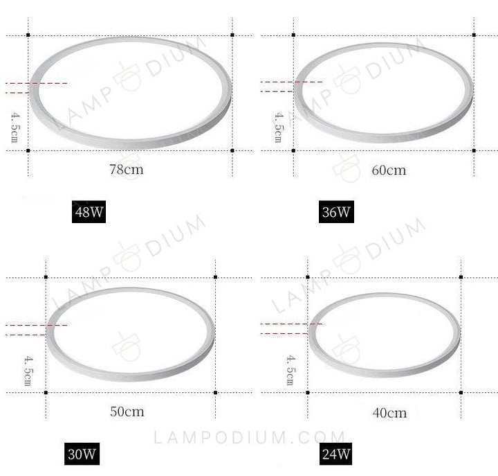 Ceiling light CIRCONFERENZA