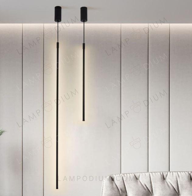 Pendant light BLACK STICKS A