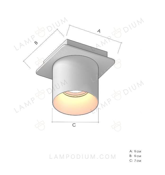 Ceiling light AURANGELICO