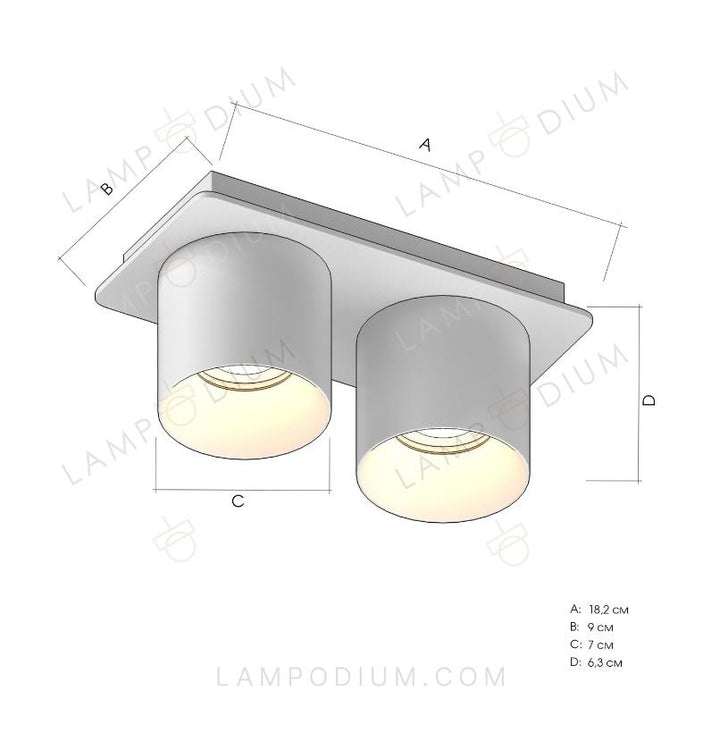 Ceiling light LAMPODIO PD234