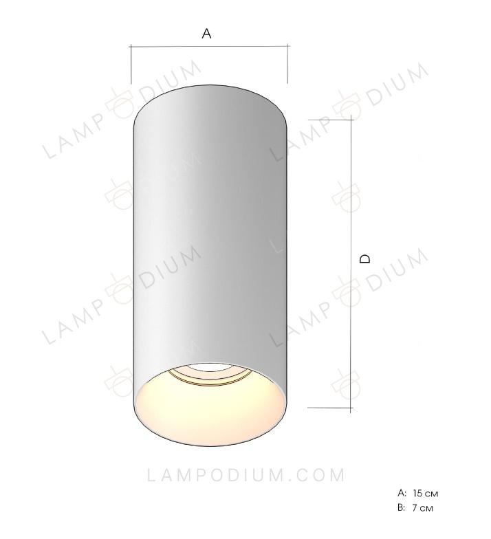 Ceiling light CERCN PD239