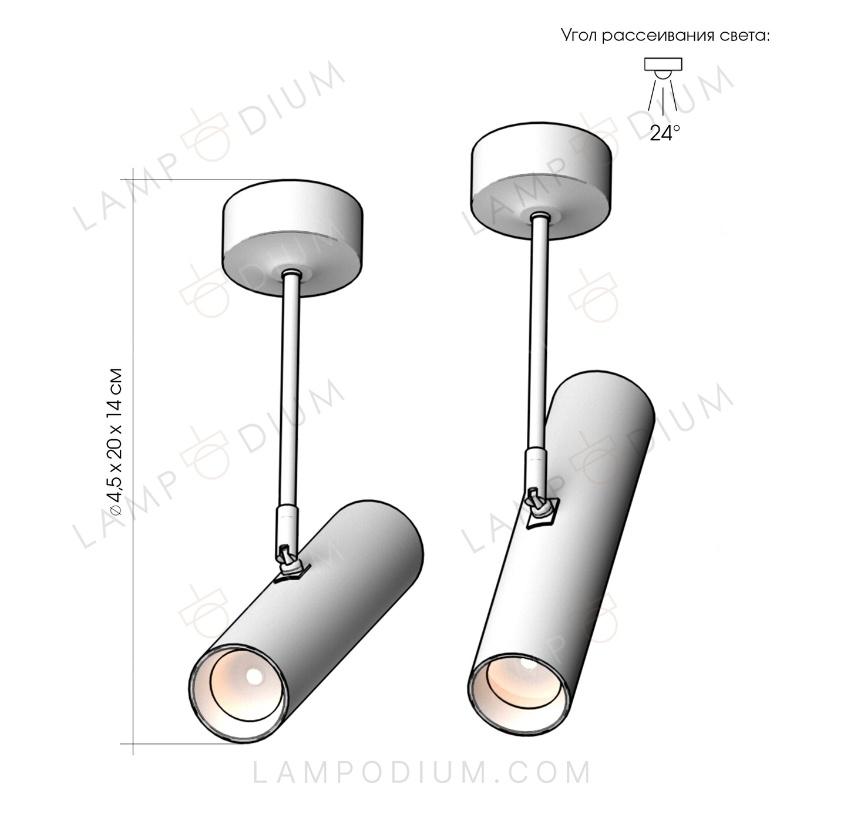 Ceiling light SPOT PD321