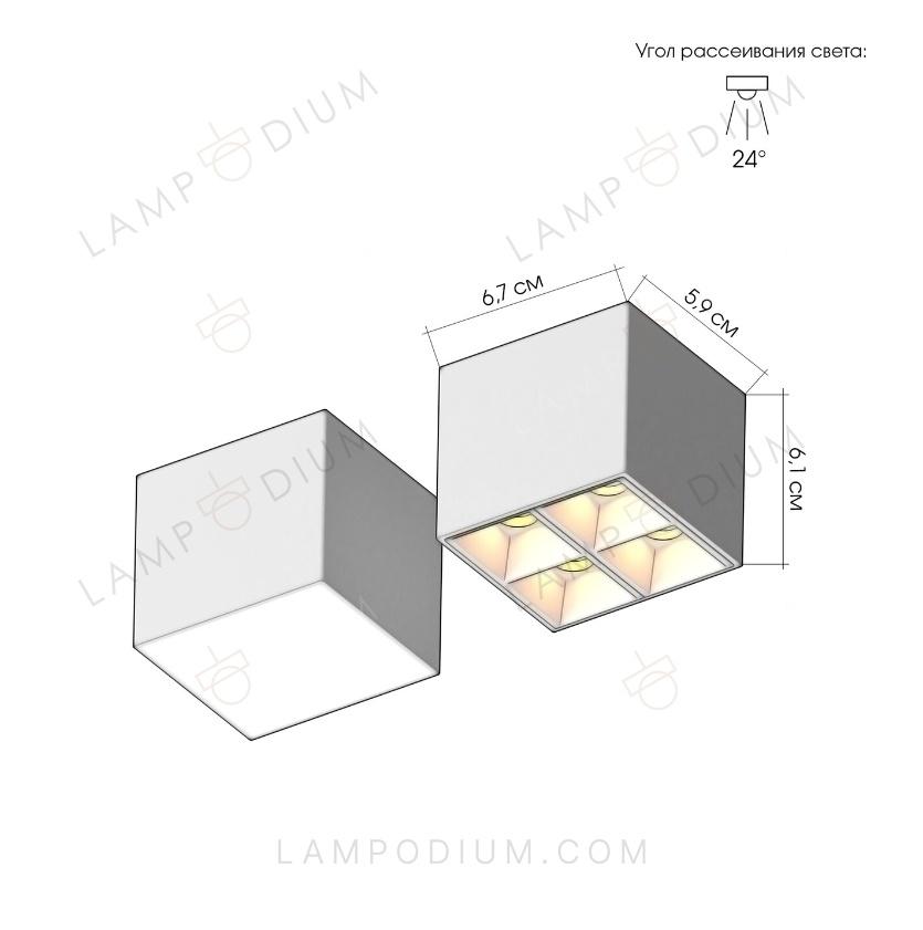 Ceiling light CERCN Y PD520