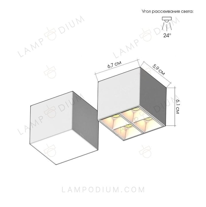 Ceiling light CERCN Y PD520