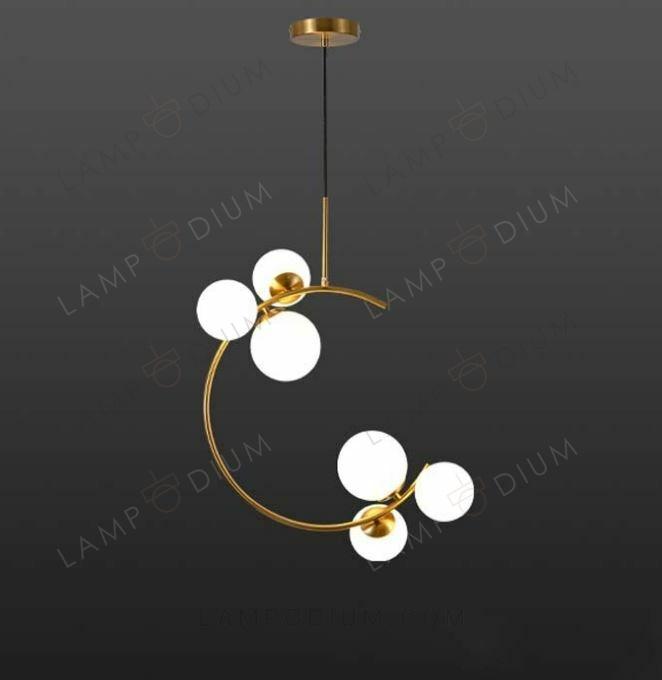 Pendant light COMB 6 FONTI DI LUCE