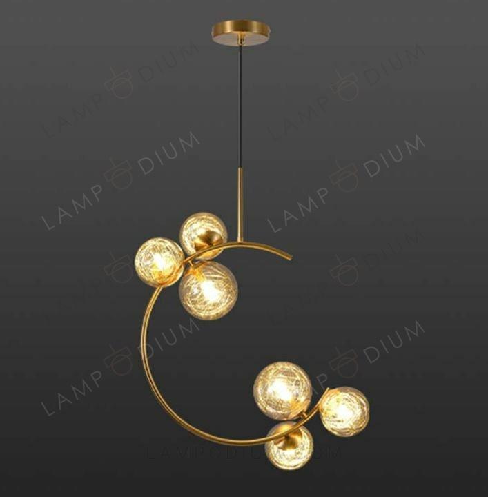 Pendant light COMB 6 FONTI DI LUCE