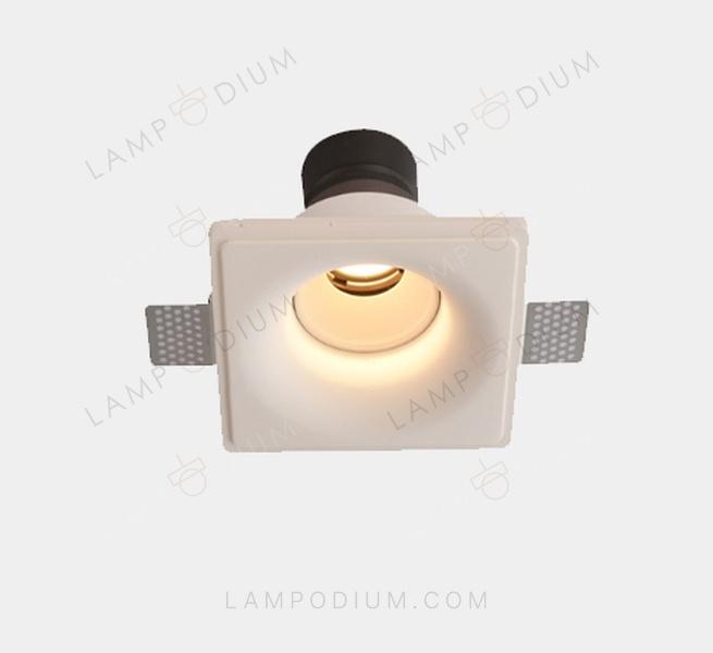 Ceiling light GIPSY A 7W SQUADRO