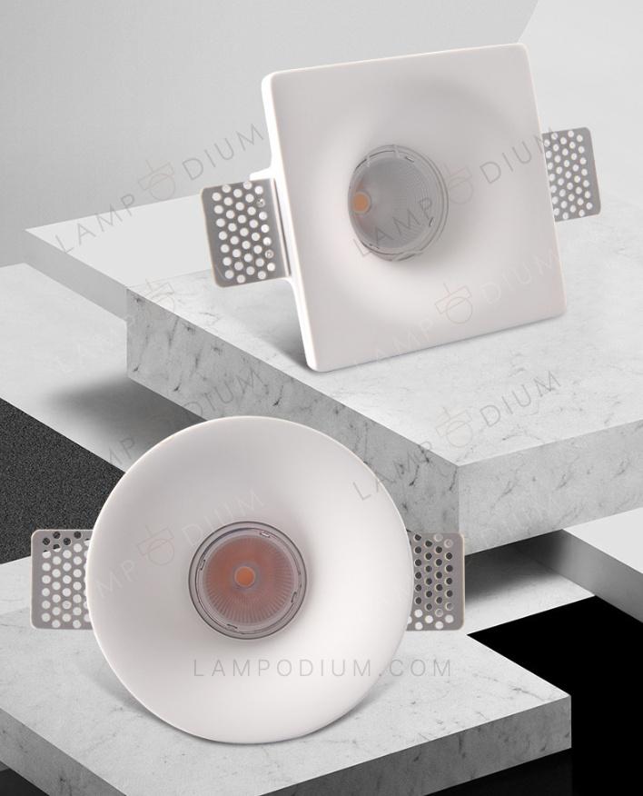 Ceiling light GIPSY A 7W SQUADRO